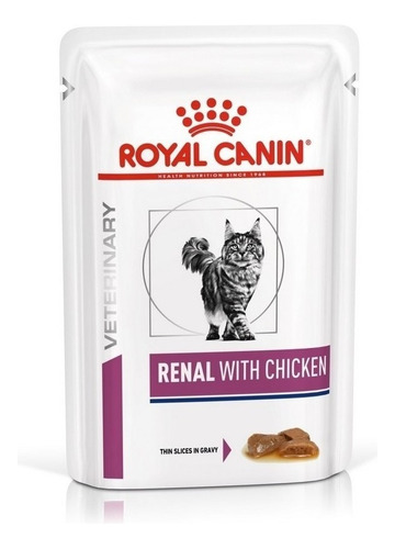 Alimento Royal Canin Veterinary Renal Para Gato En Sobre 85g