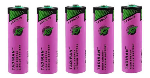 Bateria Aa 3,6v 2.400mah Tadiran Original, Tl-5903 - Kit C/5
