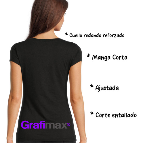Polera Mujer Stitch Y Angel Aloha Grafimax
