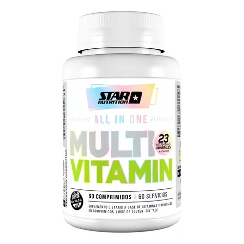 Multivitamin All In One X60 Caps - Star Nutrition