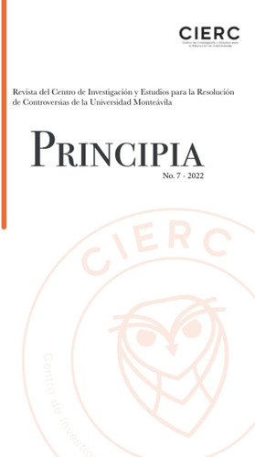 Libro: Principia No. 7  2022: Revista Del Centro De Y Para