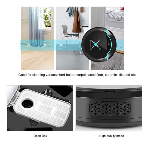 Robot Aspirador Inteligente Recargable Por Usb Automático Pa
