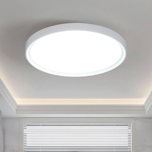 Luminaria Minimalista De Luz Suave Para Baño, Blanca, 36 W