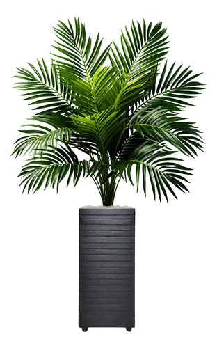comprar Planta Artificial Bambu Grande Arranjo Com 1 Metro + Vaso