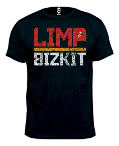 Remera Limp Bizkit Letras Logo Rock 100%algodon Premium