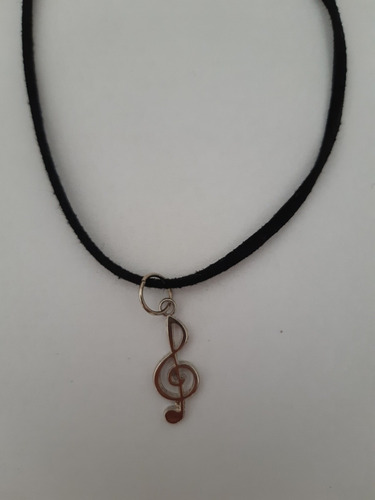 Colar/gargantilha Camurça - Nota Musical