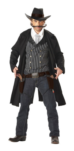 Disfraz Pistolero Viejo Oeste Victoriano Steampunk Adultos 