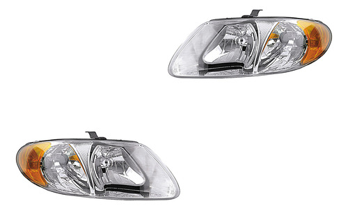 Par Faros Dodge Caravan / Voyager 2001 - 2008 Depo Rxc