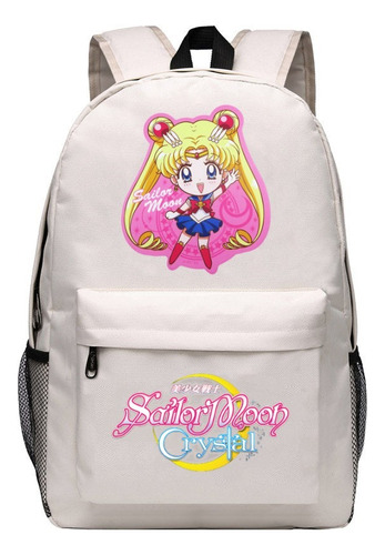 Mochila Escolar Con Dibujos De Sailor Moon, Bolso Para Portátil De 15 Pulgadas