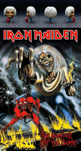 Funko Pop! Rocks Kit 4x Skeleton Eddie Iron Maiden 1st Wave