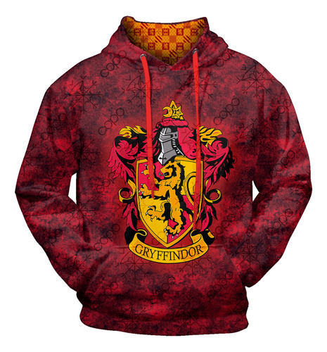 Sudadera Sublimada Harry Potter Gryffindor Adulto Cosplay