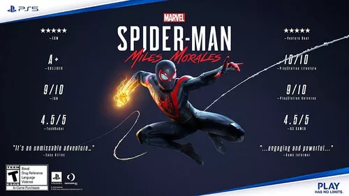 Spiderman Miles Morales Ps5 - Nuevos Fisicos - Ecuador Geek