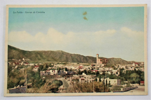 Antigua Postal De La Falda Sierras De Cordoba Argentina 1951