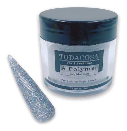 Polímero- Polvo Para Uñas Acrílicas Todacosa Colores Glitter