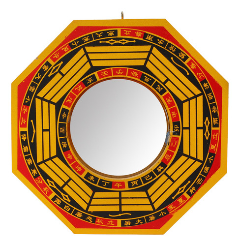 Espejo Bagua Chino Feng Shui De 8 Pulgadas Con Apariencia Co