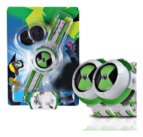 2pecs Reloj De Proyección Ben 10 Omnitrix Para Niños