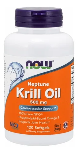 Aceite De Krill Neptune De Supplement Now Foods 120 Cápsulas