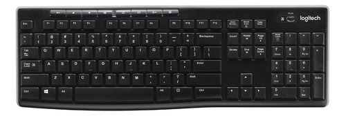 Teclado Inalambrico Logitech K270 Wireless Español Negro