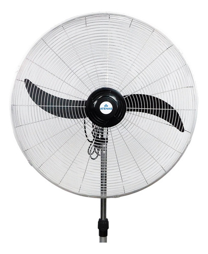 Ventilador De Pie Industrial 30 Pulgadas Atenas - 220w Cantidad de aspas 2 Estructura Negro Aspas Negro Diámetro 75 cm Material de las aspas Aluminio Fundido