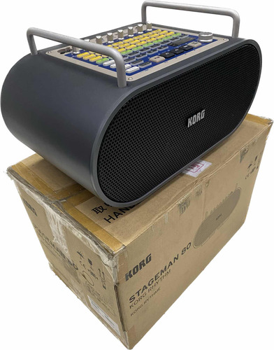 Korg Stageman 80w Sistema De Som Com Ritmo Bateria Original