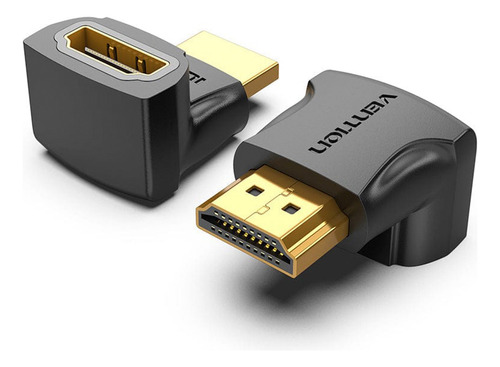 Adaptador Hdmi Macho A Hdmi Hembra Codo 270° 4k Hd Vention