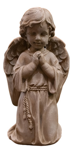 Angel Grande Niño Figura Religiosa Cerámica Campoamor Deco 