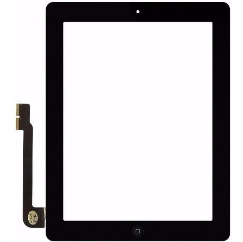 Vidrio Y Touchpanel iPad 3 Y 4 Negro