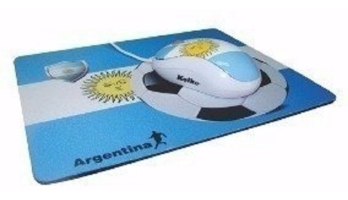 Kit Mouse Pad Optico Argentina 800dpi Usb 2019 Oferta!!!