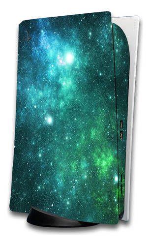 Skin Adhesivo Play 5 + 1 Skin Joystick Combo Calco Ploteo Color Green Nebula