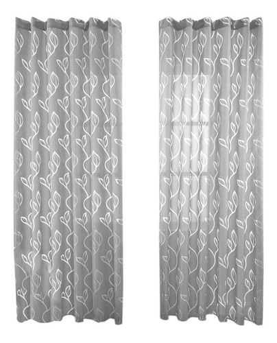 Cortina Drapeada Chibon, 100 X 270 Cm