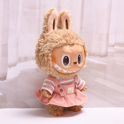 Vestido De Muñeca De Peluche Diy Con Sombrero Para Muñeca