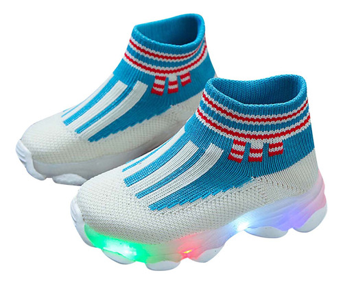 Sapatos Infantis I Para Meninas E Meninos J88 Led Light Shoe