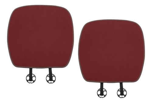 Fundas De Asiento De Coche Para 2 Cojines Delanteros Rojo