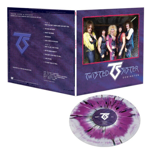 Twisted Sister Donington 1 Vinilo Purple Splatter 