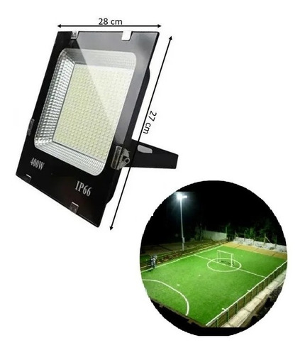 Foco Reflector Led  400w Canchas Resistencia Al Agua