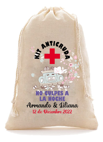 Kit Anticruda De Manta Boda, 12x17 Cm. 180 Pz.