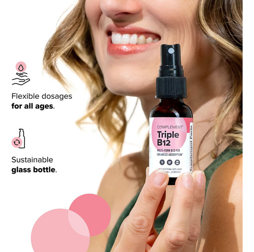 Complement Multivitamínico Vegano Y Spray B12 90 Cápsulas