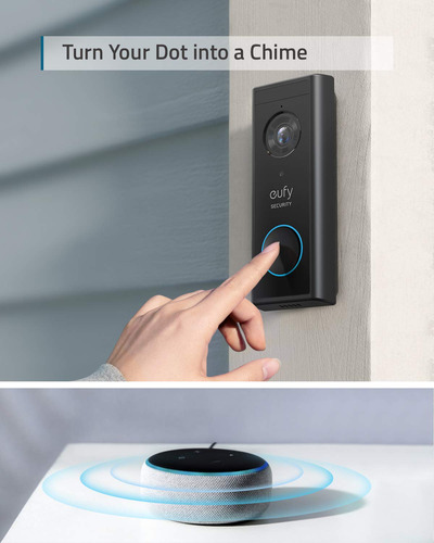 Campainha De Vídeo Eufy Security S220 Câmera 2k Alimentada P