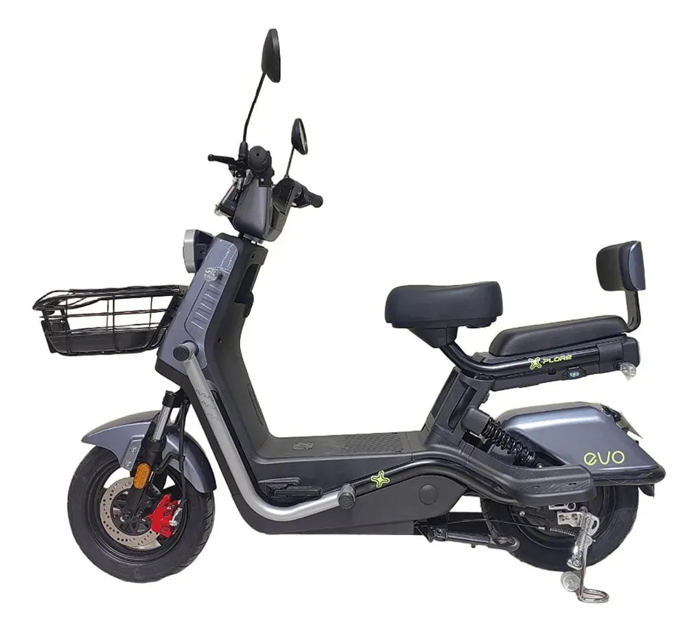 BICICLETA Eletrica Scooter Evo 1000w Cinza