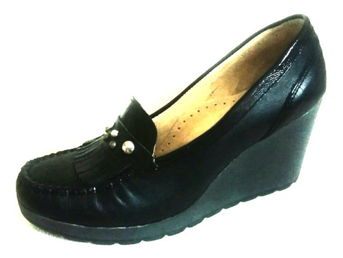 Mocasines Altos Cuero Taco Chino | Envío gratis