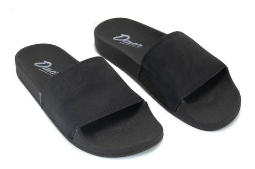 Ojotas Davor Hombre Slide Sport Playera Cuero Sintetico