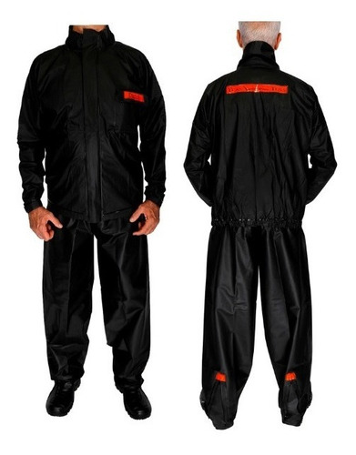 Kit Capa De Chuva Motoqueiro E Capa Garupa Impermeável Moto