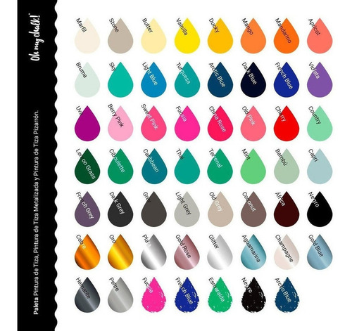 Imagen 2 de 10 de Pintura De Tiza - Oh My Chalk 210 Cc Cherry - Xion Store