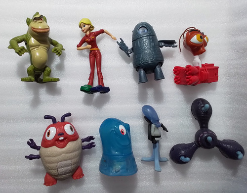 Colección Completa Monsters Vs Aliens- Mcdonald's 2009- 8 Pz