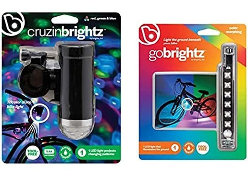 Brightz Luz De Bicicleta De Discoteca Con Barra De Luz Led 