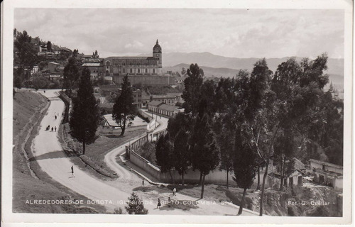 1956 Colombia Bogota Postal Fotografia Alrededores Ciudad