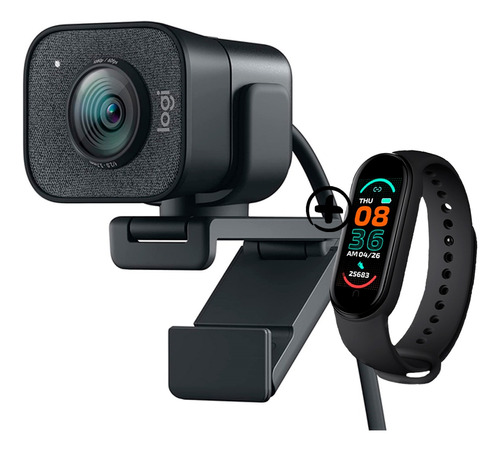 Camara Web Logitech Streamcam Full Hd 1080p + Smartwatch