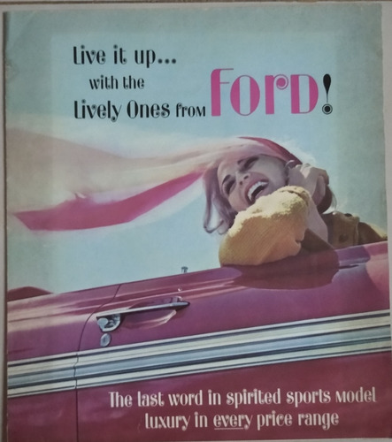 Folleto Catálogo De Venta 100% Original: Línea Ford 1962 Usa