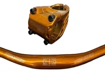Comprar Guidão Mtb Traker 31.8mmx720mm+mesa Guidão 31.8mm 45mm Cores Cor Dourado