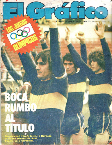 Revista El Gráfico 2965 Boca Rumbo Al Título, Gano Cruzeiro 